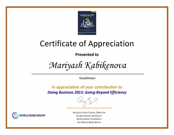 CertificateKabikenova